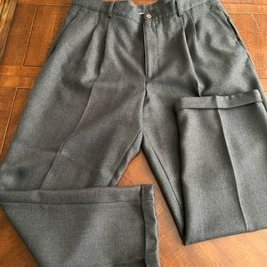 Adolfo pants, size 40 inseam 30.  Dark gray.